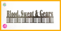 Blood Sweat & Gears Words 48 Tier Medal Hanger Sports Medal Hangers