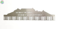 Table Mountain 3 Options Of Motivational Sayings 72 Tier Medal Hanger Without Running There Is No