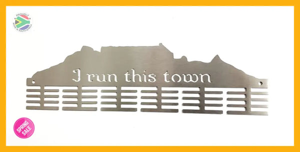 Table Mountain I Run This Town Medal Hanger 48 Tier Sports Medal Hangers