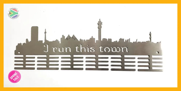 Jhb I Run This Town Medal Hanger 48 Tier Sports Medal Hangers