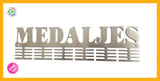 Medaljes 48 Tier Medal Hanger Stainless Steel Brush Finish Sports Medal Hangers
