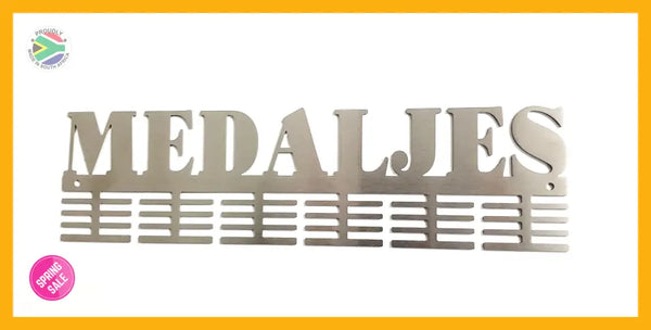 Medaljes 48 Tier Medal Hanger Stainless Steel Brush Finish Sports Medal Hangers