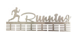Running Man 48 Tier Medal Hanger Stainless Steel Brush Finish Sports Medal Hangers