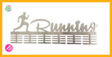 Running Man 48 Tier Medal Hanger Stainless Steel Brush Finish Sports Medal Hangers