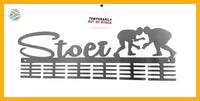 Stoei 48 Tier Medal Hanger Stainless Steel Brush Finish Sports Medal Hangers
