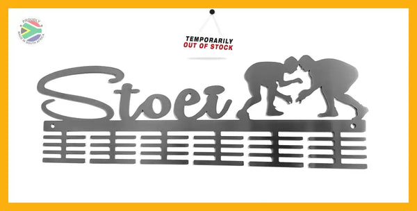 Stoei 48 Tier Medal Hanger Stainless Steel Brush Finish Sports Medal Hangers