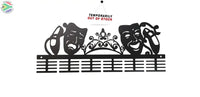 Academics-Drama 48 Tier Medal Hanger Black Sports Medal Hangers