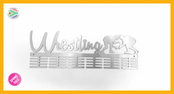 Wrestling 48 Tier Medal Hanger Stainless Steel Brush Finish Sports Medal Hangers