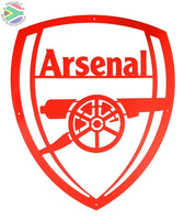 Arsenal Football Club Mounted Wall Art Design 67Cm X 58Cm Medium / Red