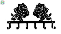 Rose Flower Key Hook Hooks