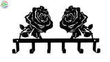 Rose Flower Key Hook Hooks