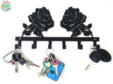 Rose Flower Key Hook Hooks