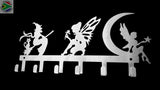 Fairies Design Accessories Hooks Stainless Steel Brush Finish Key