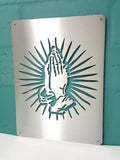 Praying Hands Mounted Wall Art