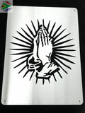 Praying Hands Mounted Wall Art