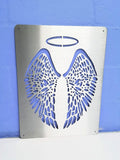 Angels Wings & Halo Mounted Wall Art
