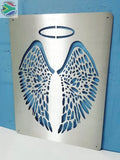 Angels Wings & Halo Mounted Wall Art