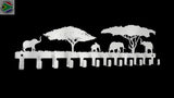 Elephants Under The Trees 12 Hook Key Hooks