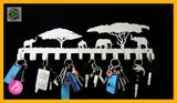 Elephants Under The Trees 12 Hook Key Hooks