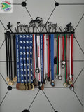Dream Big Work Hard Sbr Lady Or Man 80 Tier Medal Hanger Stainless Steel Brush Finish / Sports