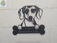 Dog Breed Personalized Wall Art Kennel & Run Accessories
