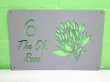 Protea Flower House Sign Wall Art
