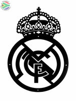 Real Madrid Football Club Crest Mounted Wall Art Design