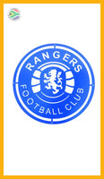 Glasgow Rangers Football Club Crest Mounted Wall Art Design
