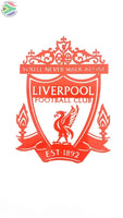 Liverpool Fc Ynwa Crest Mounted Wall Art Design Red / 41Cm X 30Cm Small
