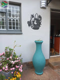 Welcome Cats In A Basket Wall Art Dog Kennel & Run Accessories