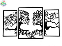 Tree Of Life Kissing Couple Wall Art
