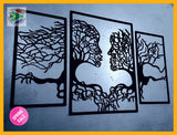 Tree Of Life Kissing Couple Wall Art