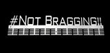 #Not Bragging 72 Tier Medal Hanger Sports Medal Hangers