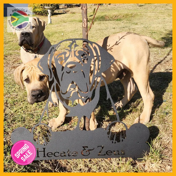 Dog Breed Personalized Design Wall Art Kennel & Run Accessories