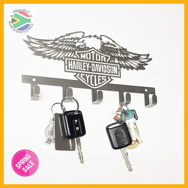 Harley Davidson Design 5 Hook Key Home Décor