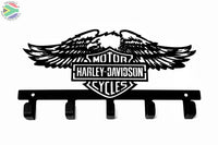 Harley Davidson Design - 5 Hook Key Home Décor