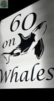 Whale Design House Sign Wall Art