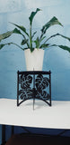 Pot Plant Stand, Monstera Design 2