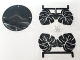 Pot Plant Stand, Monstera Design 1