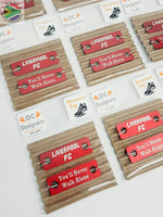 Liverpool FC You'll Never Walk Alone Shoelace Tag Set