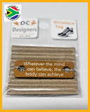 Whatever the mind can believe,  Individual Shoelace Tag