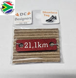 21.1 KM Individual Shoelace Tag