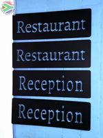 Rectangular House Signs Wall Art