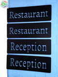 Rectangular House Signs Wall Art