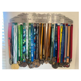 Comrades Back 2 Back Personalised medal hanger Stainless steel brush finish Sports Medal Hangers