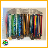 Comrades Back 2 Back Personalised medal hanger Stainless steel brush finish