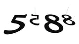 Individual House Numbers 0-9 Wall Art