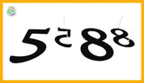 Individual House Numbers 0-9 Wall Art