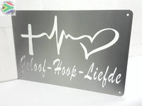 Geloof Hoop Liefde Wall Art
