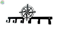 Compass Key Hook Black Hooks